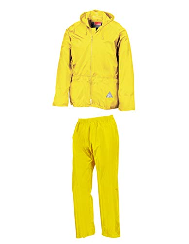 Weatherguard Regen-Anzug, Farbe:Fluoresent Yellow;Größe:XXL XXL,Fluoresent Yellow von Result