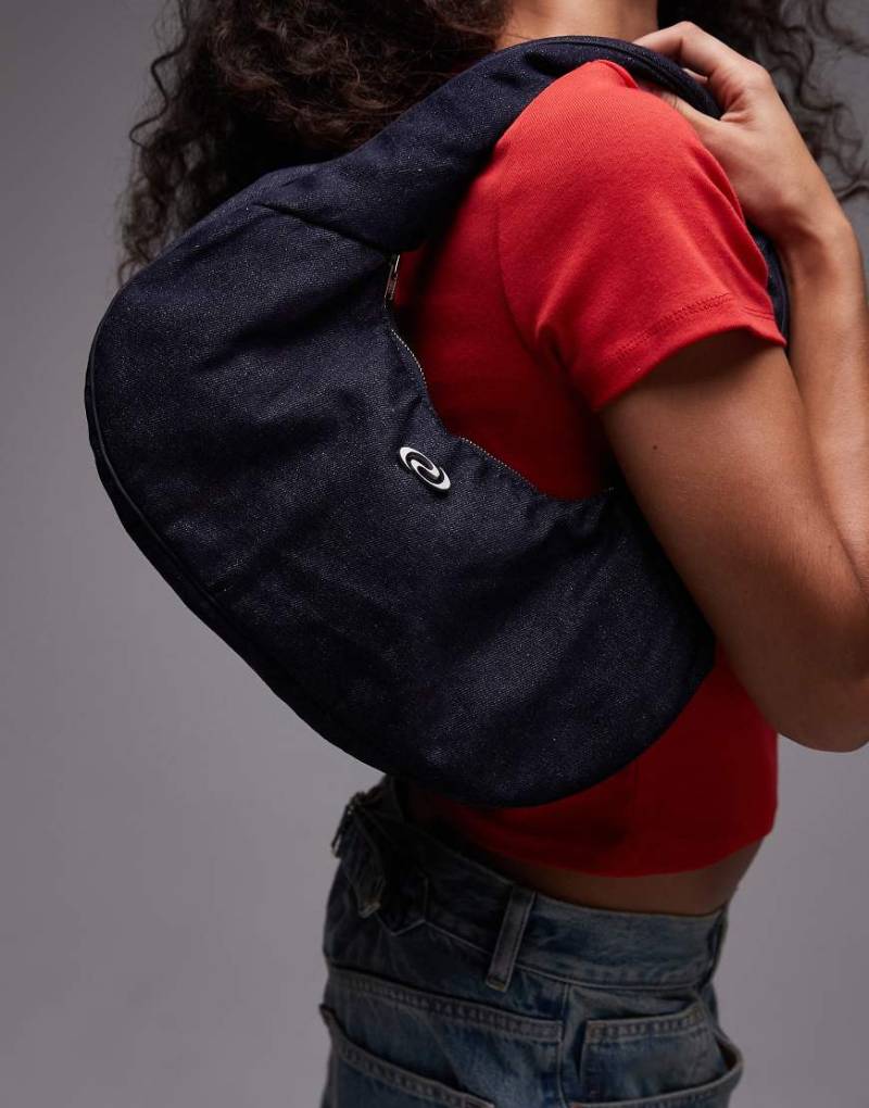 Resume - Schultertasche in Indigoblau mit Logo von Résumé