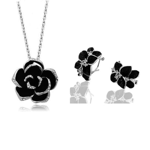 Resweky Blume Teesäule Tropfen Öl Hochzeit Halskette Ohrringe Set Flore Kristall funkelnde Brautsäule Schmuckset, free size, Metall, Nicht zutreffend. Resweky Blume Teesäule Tropfen Öl Hochzeit Halskette Ohrringe Set Flore Kristall funkelnde Brautsäule Schmuckset, free size, Metall, Nicht zutreffend. von Resweky