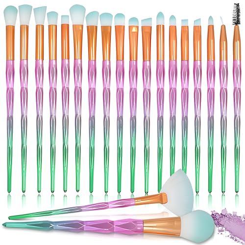 Retoo Make up Pinsel Set 20 Stück Kosmetik Make-Up Pinsel Set Schminkpinsel Kosmetikpinsel Gesicht und Auge Kunstpinsel für Foundation Puder Concealers Rouge Lidschatten Abdeckstift von Retoo