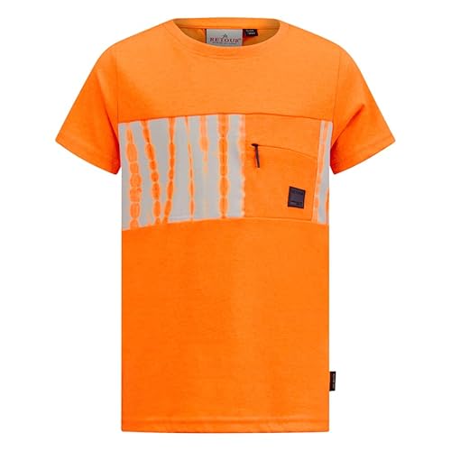 Retour denim de luxe Jungen Jilles T-Shirt, Neon Orange, 10-12 Jahre EU von Retour denim de luxe