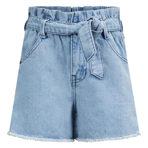 Retour Jeans Girls Jeans Shorts Valentina Powder Blue in The Color Light Blue Denim von Retour denim de luxe