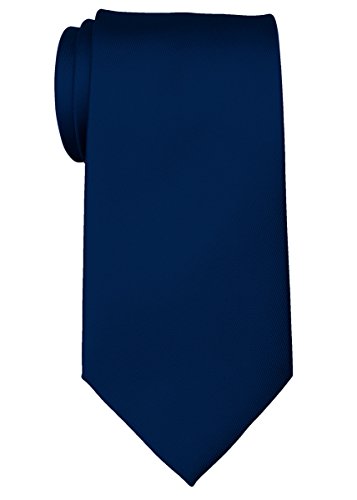 Retreez Herren Prämie Gewebte Krawatte Einfarbig 8 cm - marineblau von Retreez