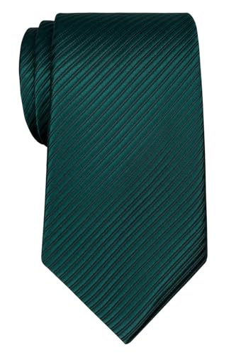 Retreez Herren Prämie Gewebte Krawatte Textur Gestreifte 8 cm - dunkelgrün von Retreez
