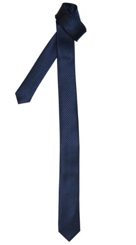 Retreez Herren Schmale Gewebte Krawatte Textur Gestreifte 5 cm - marineblau von Retreez