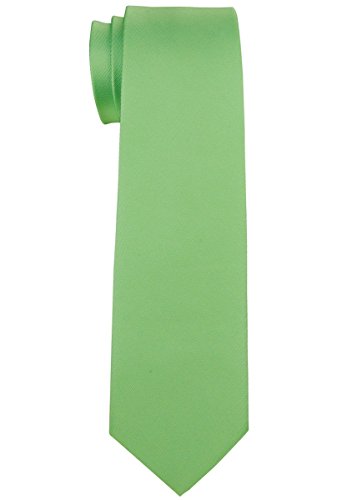 Retreez Jungen Gewebte Krawatte Einfarbig - 8-10 Jahre - mintgrün von Retreez
