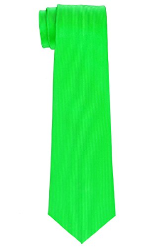 Retreez Jungen Gewebte einfarbig Krawatte - 8-10 Jahre - grün von Retreez