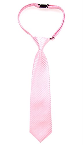 Retreez Jungen Gewebte vorgebundene Krawatte Textur Gestreifte - rosa - 24 Monate – 4 Jahre von Retreez