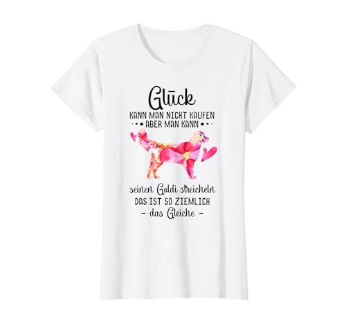 Golden Retriever T-Shirt Damen Goldi Shirt Hund Geschenk T-Shirt von Retriever Shirts und Golden Retriever Geschenke