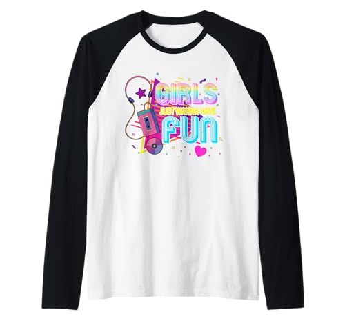 Awesome 80's Girls Just Wanna Have Fun 1980s Birthday Party Raglan Awesome 80's Girls Just Wanna Have Fun 1980s Birthday Party Raglan von Retro 80's Girls Just Wanna Have Fun 1980s