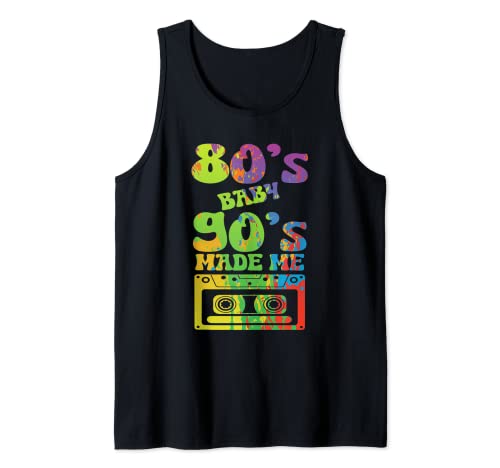 80's baby 90's made me - 80er 90er Jahre Outfit - Retro Tank Top von Retro 80s 90s Vaporwave Synthwave