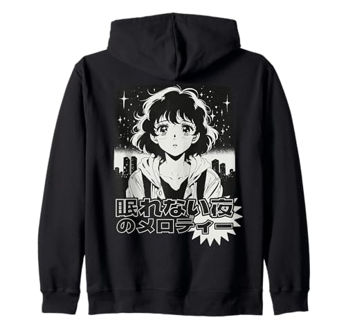 Retro Anime Girl 80er 90er Jahre Japanische Manga City Pop Aesthetic Kapuzenjacke Retro Anime Girl 80er 90er Jahre Japanische Manga City Pop Aesthetic Kapuzenjacke von Retro Aesthetic Anime Sadcore for Women Men Teens
