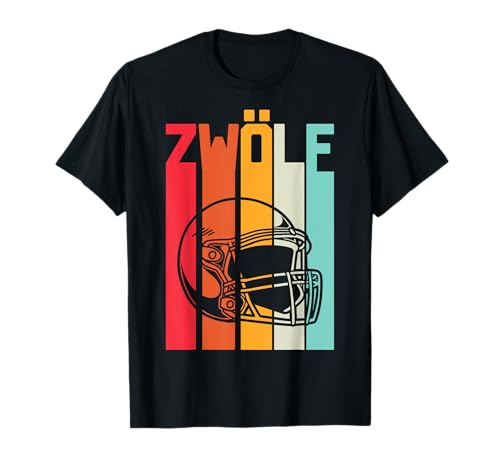 12. Geburtstag Retro American Football Mädchen Jungs Vintage T-Shirt 12. Geburtstag Retro American Football Mädchen Jungs Vintage T-Shirt von Retro American Football Fans Geburtstag Designs