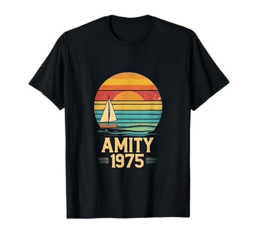 Retro Amity 1975 Strandurlaub Geschenk für Männer T-Shirt Retro Amity 1975 Strandurlaub Geschenk für Männer T-Shirt von Retro Amity 1975 Beach Vacation Gift for Men