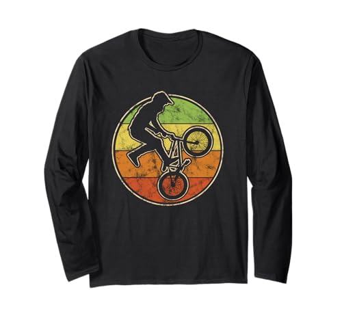Vintage BMX Bike Biker Graphi für Herren und Kinder Retro Fahrrad Langarmshirt von Retro BMX Bike Lover Designs for Men And Kids