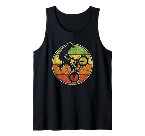 Vintage BMX Bike Biker Graphi für Herren und Kinder Retro Fahrrad Tank Top von Retro BMX Bike Lover Designs for Men And Kids