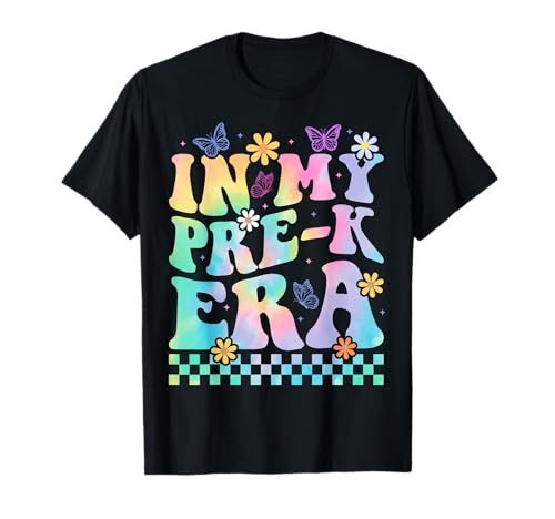 In My Pre-k Era Vorschullehrer Kinder Retro Back to School T-Shirt In My Pre-k Era Vorschullehrer Kinder Retro Back to School T-Shirt von Retro Back to School In My Pre-k Era Teacher Girls