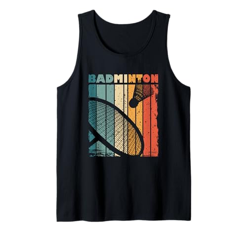 Vintage Badmintonschläger und Federball für Männer Frauen Kinder Tank Top Vintage Badmintonschläger und Federball für Männer Frauen Kinder Tank Top von Retro Badminton Designs for Men Women Kids