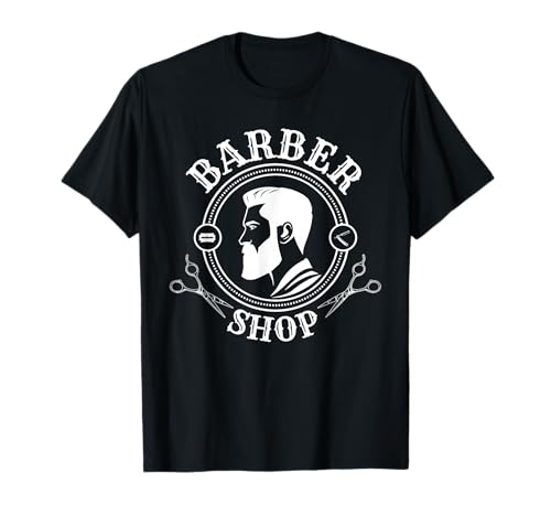 Retro Barber Shop T-Shirt Barber Shirt für Herren T-Shirt Retro Barber Shop T-Shirt Barber Shirt für Herren T-Shirt von Retro Barber Shirts and Barber Shop Gifts