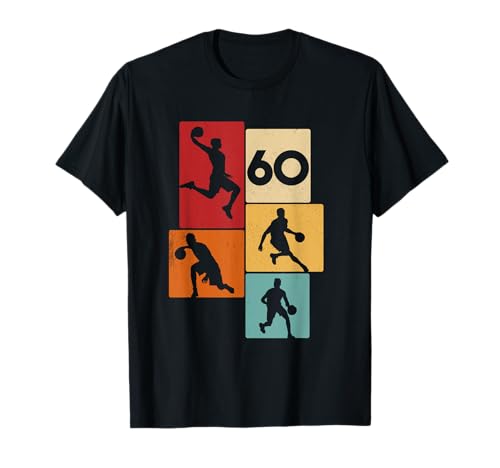 60. Geburtstag Basketball Spieler 60. Jahre Jungs Retro T-Shirt 60. Geburtstag Basketball Spieler 60. Jahre Jungs Retro T-Shirt von Retro Basketball Geburtstag Junge Spieler Geschenk