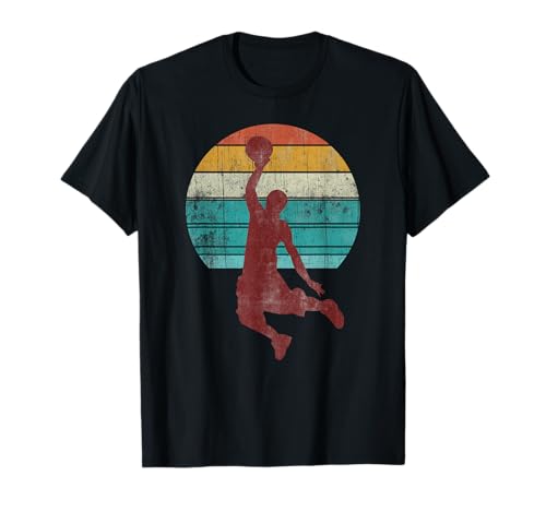 Retro Basketball Basketballspieler Jungs Jungen Teenager T-Shirt von Retro Basketball Boys Shop