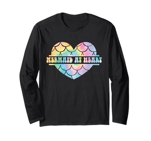 Mermaid at Heart Pastell Scales Heart Ocean Lovers Women Girl Langarmshirt Mermaid at Heart Pastell Scales Heart Ocean Lovers Women Girl Langarmshirt von Retro Beach Vibes Funny Vacation Party Trip Tees