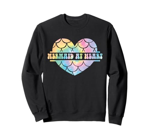 Mermaid at Heart Pastell Scales Heart Ocean Lovers Women Girl Sweatshirt Mermaid at Heart Pastell Scales Heart Ocean Lovers Women Girl Sweatshirt von Retro Beach Vibes Funny Vacation Party Trip Tees
