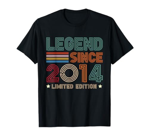 11 Jahre alte Legende seit 2014 11. Geburtstag für Jungen und Mädchen T-Shirt von Retro Birthday Bday Ideas Store