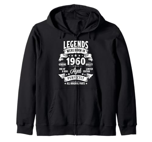 Vintage 1960 65 Jahre alte Geschenke für Männer Frauen 65. Geburtstag Kapuzenjacke Vintage 1960 65 Jahre alte Geschenke für Männer Frauen 65. Geburtstag Kapuzenjacke von Retro Birthday Gifts Co.