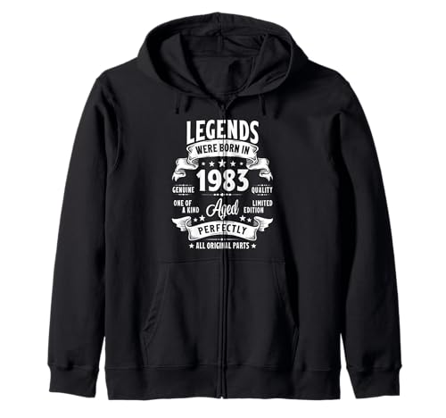 Vintage 1983 42 Jahre alte Geschenke für Männer Frauen 42. Geburtstag Kapuzenjacke Vintage 1983 42 Jahre alte Geschenke für Männer Frauen 42. Geburtstag Kapuzenjacke von Retro Birthday Gifts Co.