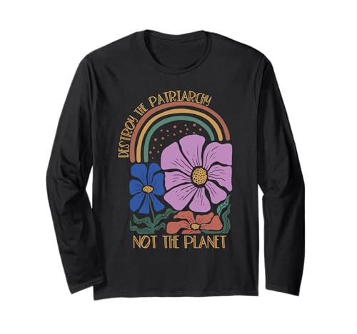 Destroy the Patriarchy Not The Planet Boho Feminist Damen Langarmshirt Destroy the Patriarchy Not The Planet Boho Feminist Damen Langarmshirt von Retro Boho Destroy the Patriarchy Not The Planet