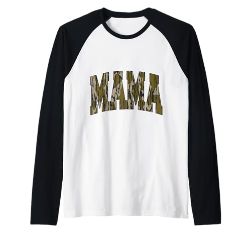 Retro Bottomland Camo Jagd Mama Old Camo Mama Muttertag Raglan Retro Bottomland Camo Jagd Mama Old Camo Mama Muttertag Raglan von Retro Bottomland Camo Hunting Mama Mother's Day