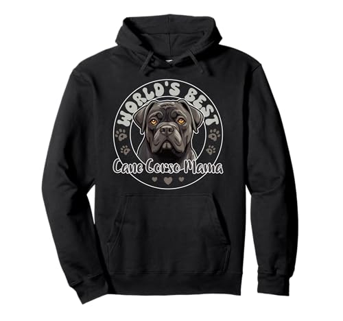 Cane Corso Groovy World's best Cane Corso Mama Pullover Hoodie von Retro Cane Corso Dog Tees