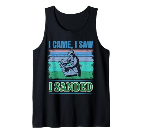 Herren Sanding Master - LUSTIGES HANDWERKSDESIGN FÜR MÄNNER Tank Top Herren Sanding Master - LUSTIGES HANDWERKSDESIGN FÜR MÄNNER Tank Top von Retro Carpentry Life – Woodworker Gifts