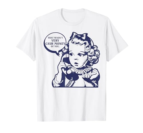 Vintage Cash Money Ringer, lustige Grafik für Mädchen, Damen T-Shirt von Retro Cash Money Ringer Tees