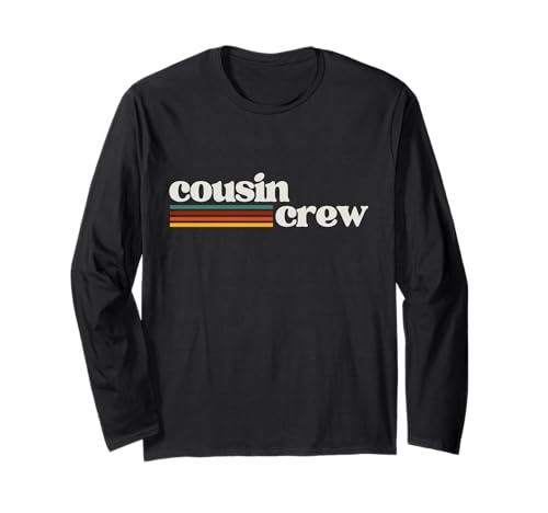 Cousin Crew for Cousins Fun Kids Gathering Nephews Boys Langarmshirt Cousin Crew for Cousins Fun Kids Gathering Nephews Boys Langarmshirt von Retro Cousin Crew for Girls Floral Cute Reunion