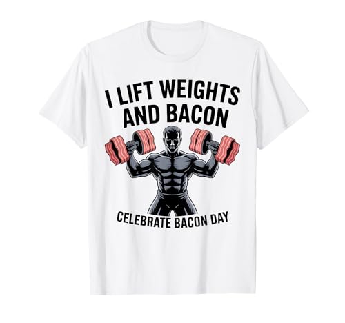 Lift Heavy Eat Speck Lustiges Keto Gym für Männer Frauen T-Shirt Lift Heavy Eat Speck Lustiges Keto Gym für Männer Frauen T-Shirt von Retro Crispy Bacon Lovers Apparel