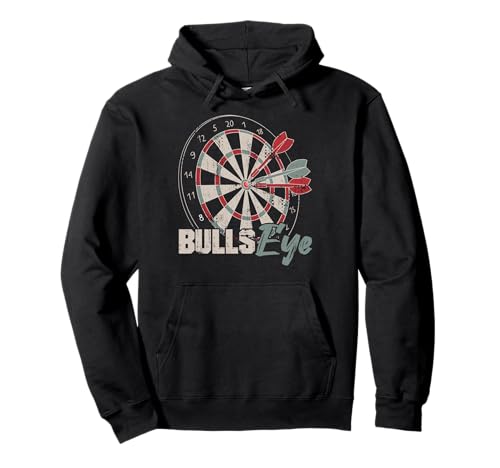 Retro Dartscheibe Dartboard 180 für Dartspieler Dart Herren Pullover Hoodie von Retro Dart Champion King Queen Darts Zubehör