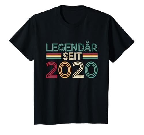 Kinder Legendär Seit 2020 Retro Jungs Mädchen 5. Geburtstagsshirt T-Shirt von Retro Deko Jahrgang Geburtstage Geschenkideen