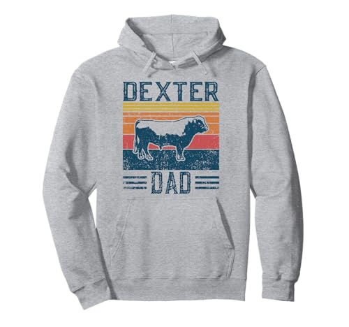 Best Cow Dad für Herren - Vintage Cattle Dexter Pullover Hoodie Best Cow Dad für Herren - Vintage Cattle Dexter Pullover Hoodie von Retro Dexter Gift for Men & Women