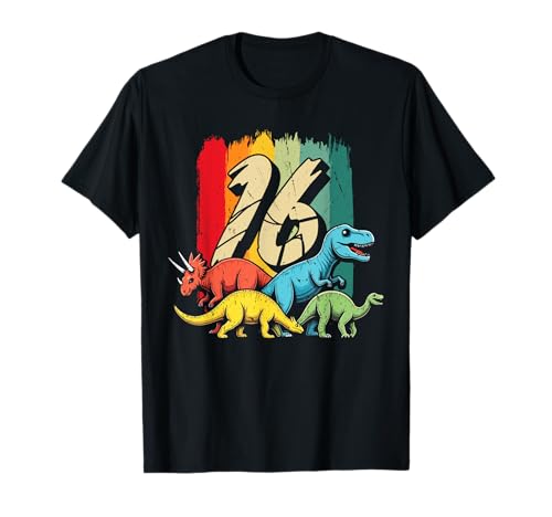 16. Geburtstag Dinosaurier 16 Jahre Jungs Mädchen Dinos T-Shirt von Retro Dinosaurier Geburtstag Jungs Mädchen Dino