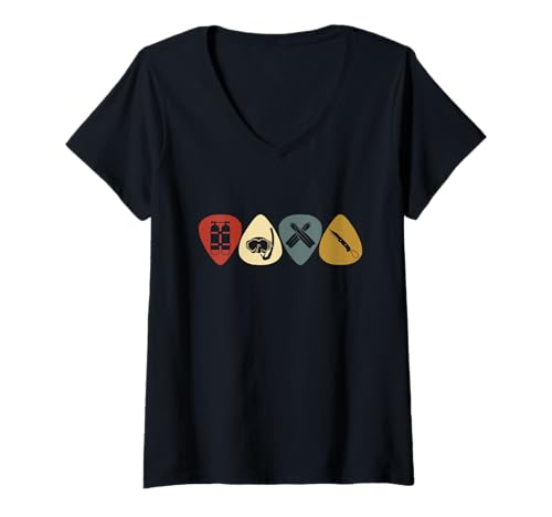 Damen Vintage Taucher-Kumpel für Männer und Frauen – Taucher T-Shirt mit V-Ausschnitt Damen Vintage Taucher-Kumpel für Männer und Frauen – Taucher T-Shirt mit V-Ausschnitt von Retro Diving Outfits for Men & Women