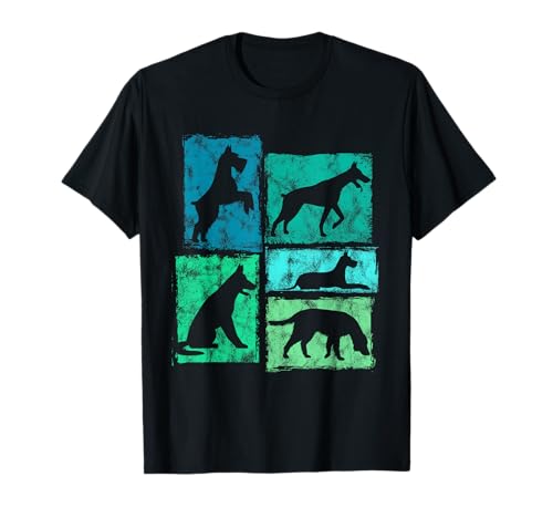 Lustige Hunde-Grafik I Love and Pet All Dogs für Männer Frauen Kinder T-Shirt von Retro Dog Lover Graphics For Men Women Girls Boys