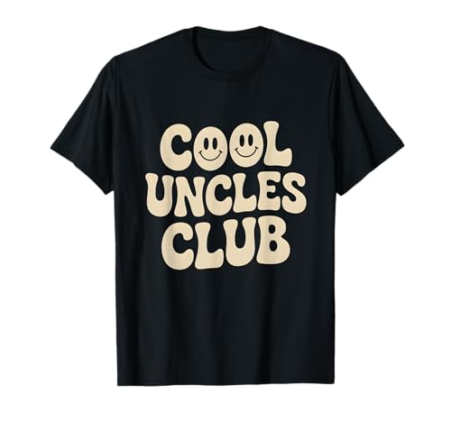 Herren Cool Uncles Club – Groovy Favorite Onkel Lover T-Shirt von Retro Family Apparel Gifts