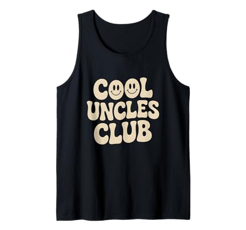 Herren Cool Uncles Club – Groovy Favorite Onkel Lover Tank Top von Retro Family Apparel Gifts