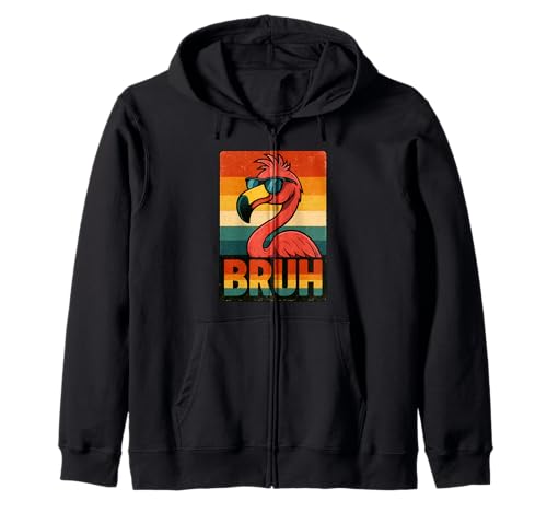 Cooles Flamingo Bruh Shirt für Herren Damen Vintage Flamingo Bruh Kapuzenjacke Cooles Flamingo Bruh Shirt für Herren Damen Vintage Flamingo Bruh Kapuzenjacke von Retro Flamingo Bruh in Sunglasses Flamingo Lovers