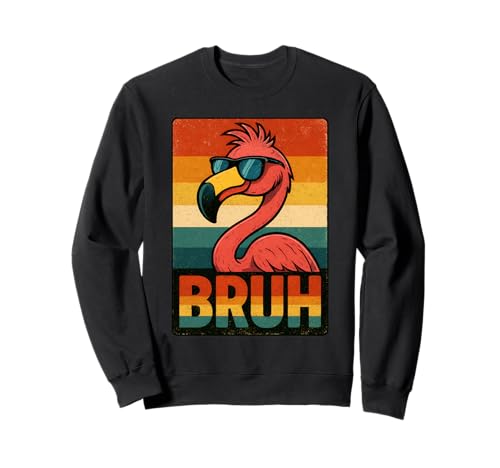 Cooles Flamingo Bruh Shirt für Herren Damen Vintage Flamingo Bruh Sweatshirt Cooles Flamingo Bruh Shirt für Herren Damen Vintage Flamingo Bruh Sweatshirt von Retro Flamingo Bruh in Sunglasses Flamingo Lovers