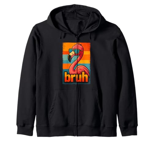 Lustiges Flamingo Bruh Shirt Retro Flamingo Grafik Herren Damen Kapuzenjacke Lustiges Flamingo Bruh Shirt Retro Flamingo Grafik Herren Damen Kapuzenjacke von Retro Flamingo Bruh in Sunglasses Flamingo Lovers