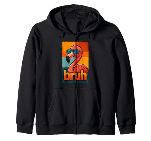 Lustiges Flamingo Bruh Shirt Retro Flamingo Grafik Herren Damen Kapuzenjacke Lustiges Flamingo Bruh Shirt Retro Flamingo Grafik Herren Damen Kapuzenjacke von Retro Flamingo Bruh in Sunglasses Flamingo Lovers