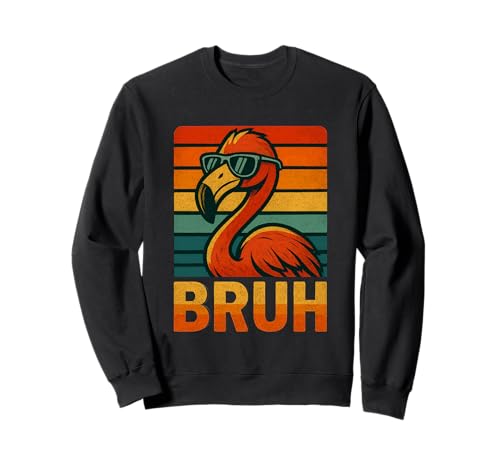 Lustiges Flamingo Bruh Shirt Retro Flamingo Grafik Herren Damen Sweatshirt Lustiges Flamingo Bruh Shirt Retro Flamingo Grafik Herren Damen Sweatshirt von Retro Flamingo Bruh in Sunglasses Flamingo Lovers